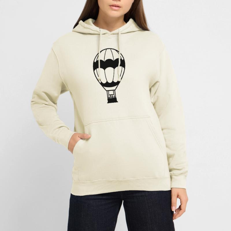 Montgolfière Sweat-shirt à capuche unisexe
