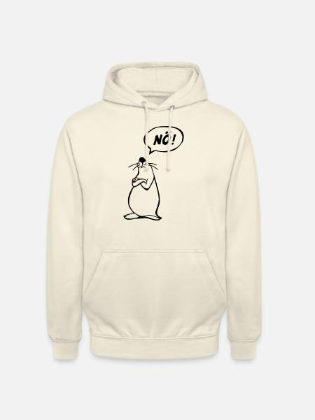 Nö Maus schwarz NÖ - Unisex Hoodie - Vanille-Milchshake