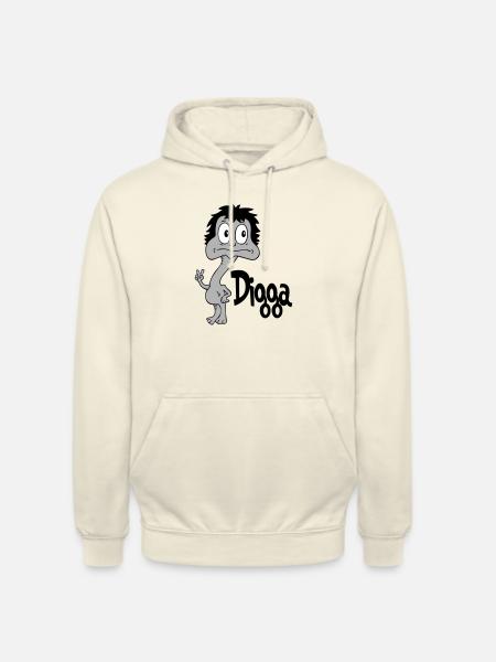 Sprüche Lustige Comic Digga - Unisex Hoodie - Vanille-Milchshake