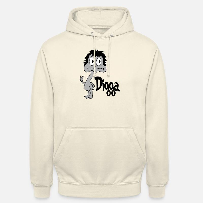 Sprüche Lustige Comic Digga - Unisex Hoodie - Vanille-Milchshake
