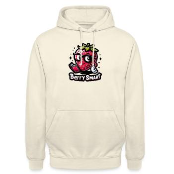 Berry Smart - Unisex Hoodie - vanilla - Front - Alina (178cm) & Michal (187cm)