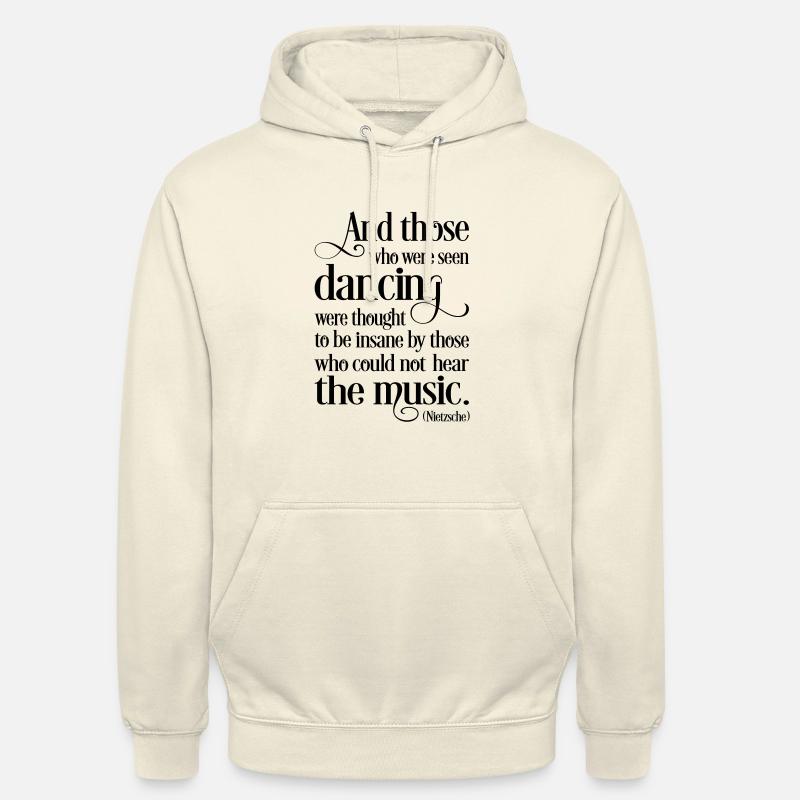 Danse - Sweat-shirt à capuche unisexe - vanille