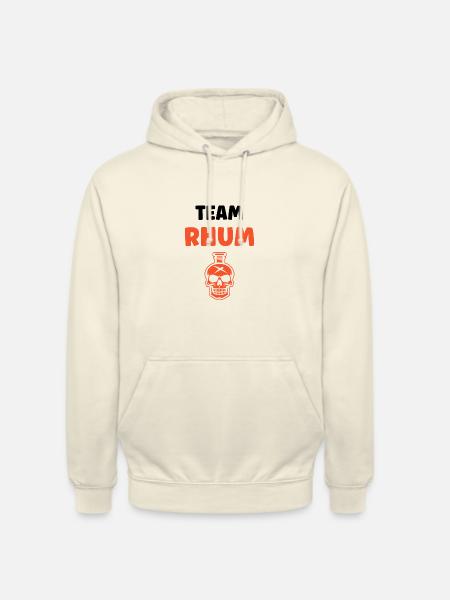 Rhum - Sweat-shirt à capuche unisexe - vanille