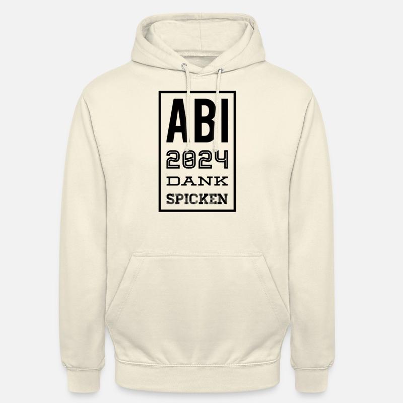 Abi 2024 grâce à spike - Sweat-shirt à capuche unisexe - vanille