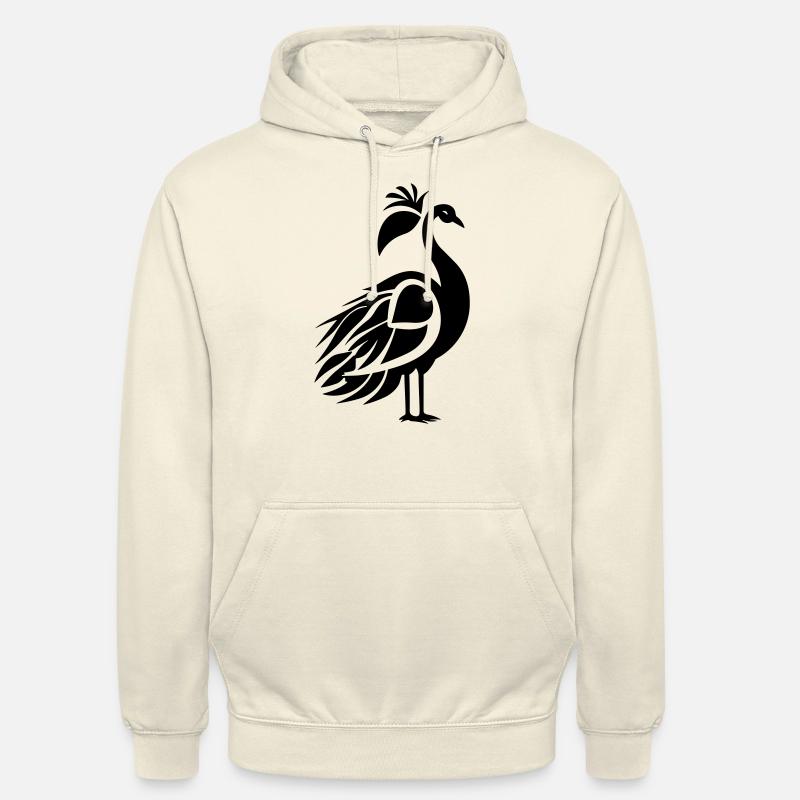 Petit paon - Sweat-shirt à capuche unisexe - vanille