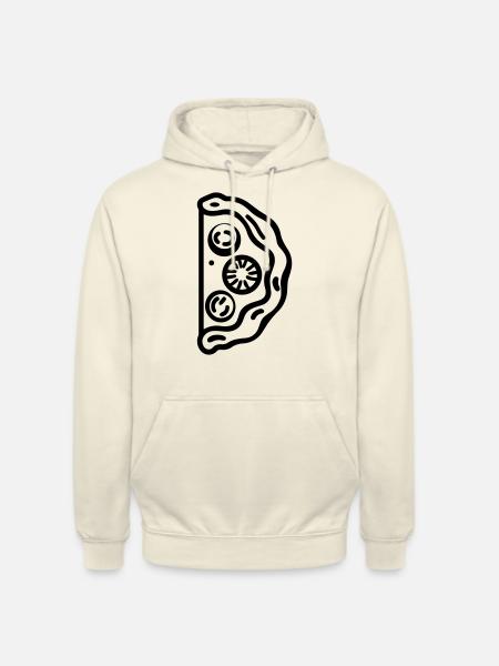 Pizza slice - Unisex Hoodie - vanilla