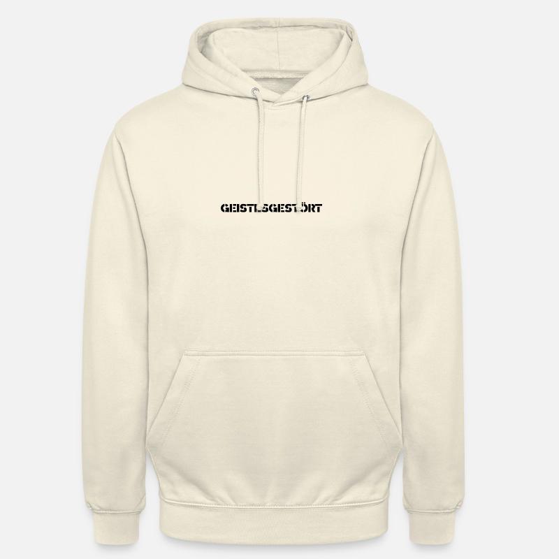 Geistesgestört - Unisex Hoodie - Vanille-Milchshake