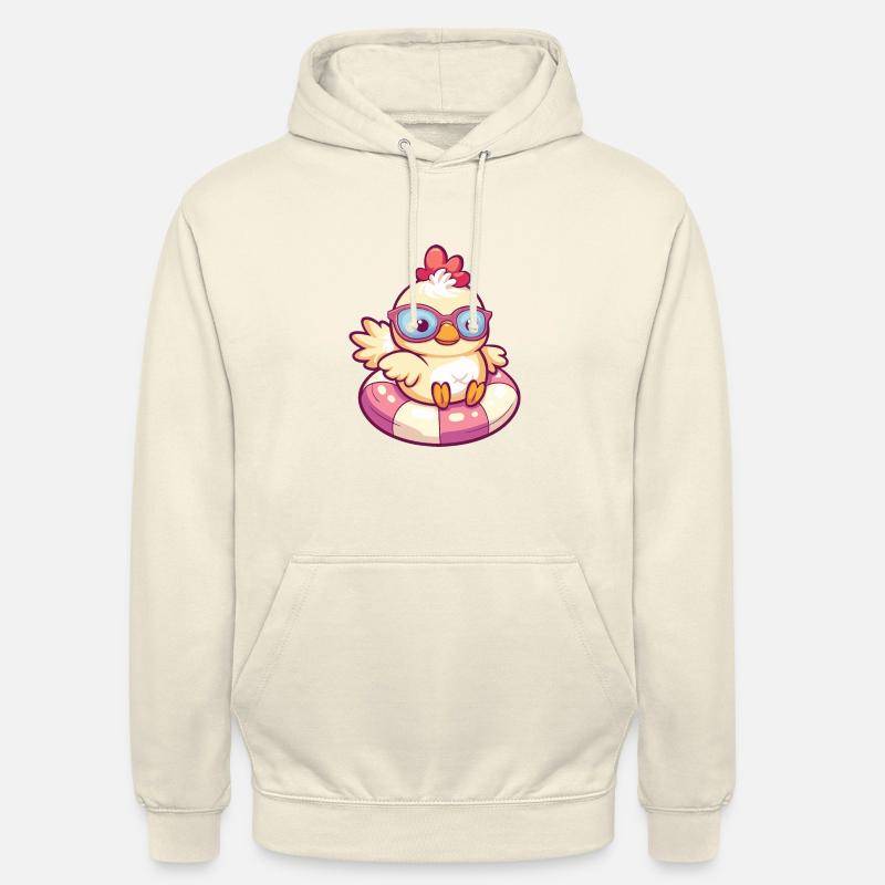Huhn Sommer Comic - Unisex Hoodie - Vanille-Milchshake