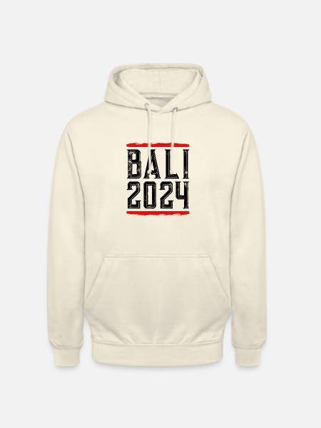 Bali 2024 - Sweat-shirt à capuche unisexe - vanille