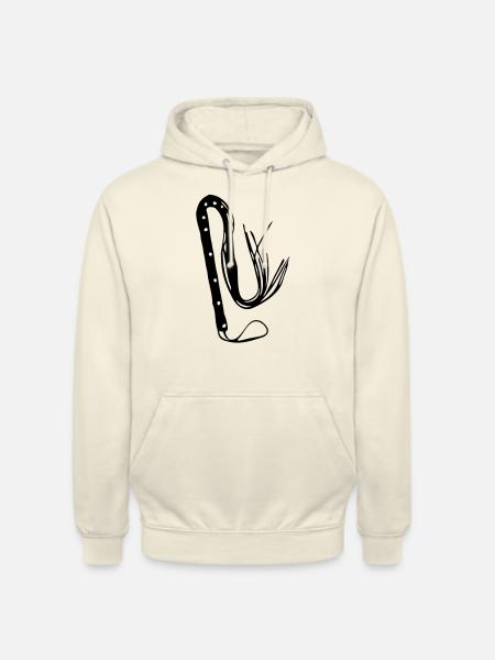 Whip - Cat-o-Nine - Peitsche - Flogger - Unisex Hoodie - Vanille-Milchshake