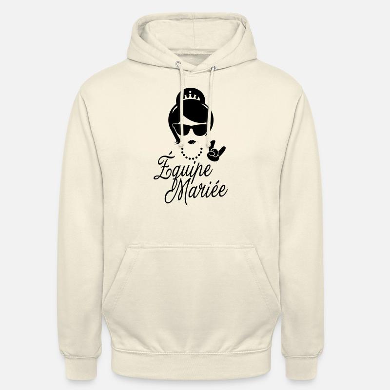 Team-Braut Zukunft EVJ Beerdigung Leben - Unisex Hoodie - Vanille-Milchshake