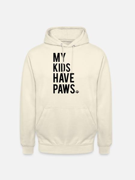 Paws - Unisex Hoodie - vanilla