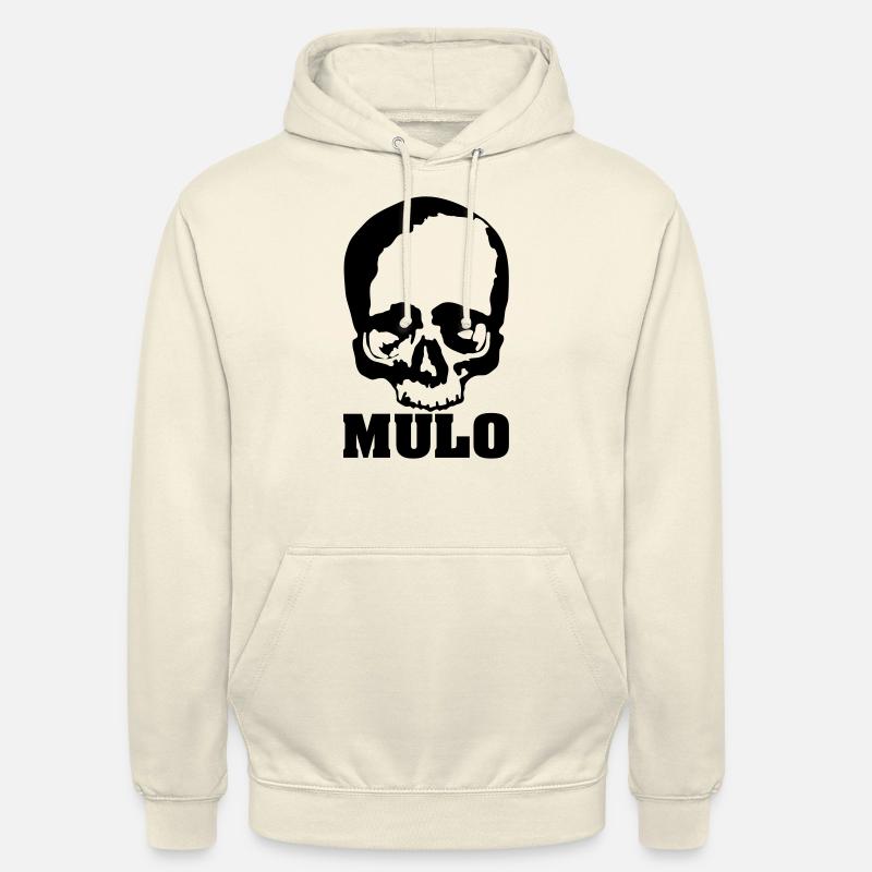 Mulo / manisch / tot / kaputt / Skull - Unisex Hoodie - Vanille-Milchshake