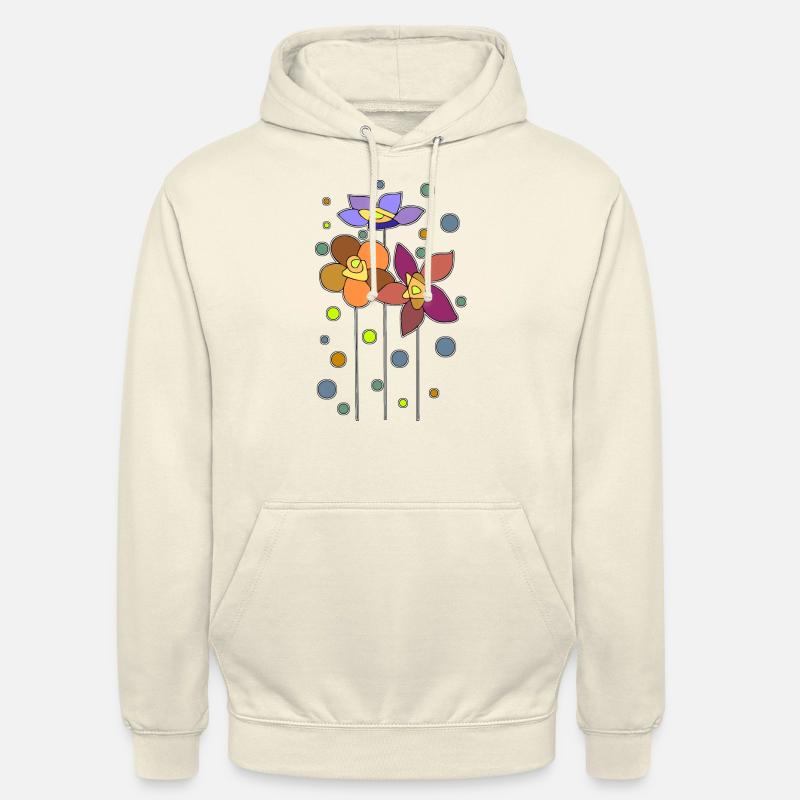 Blumen - Unisex Hoodie - Vanille-Milchshake