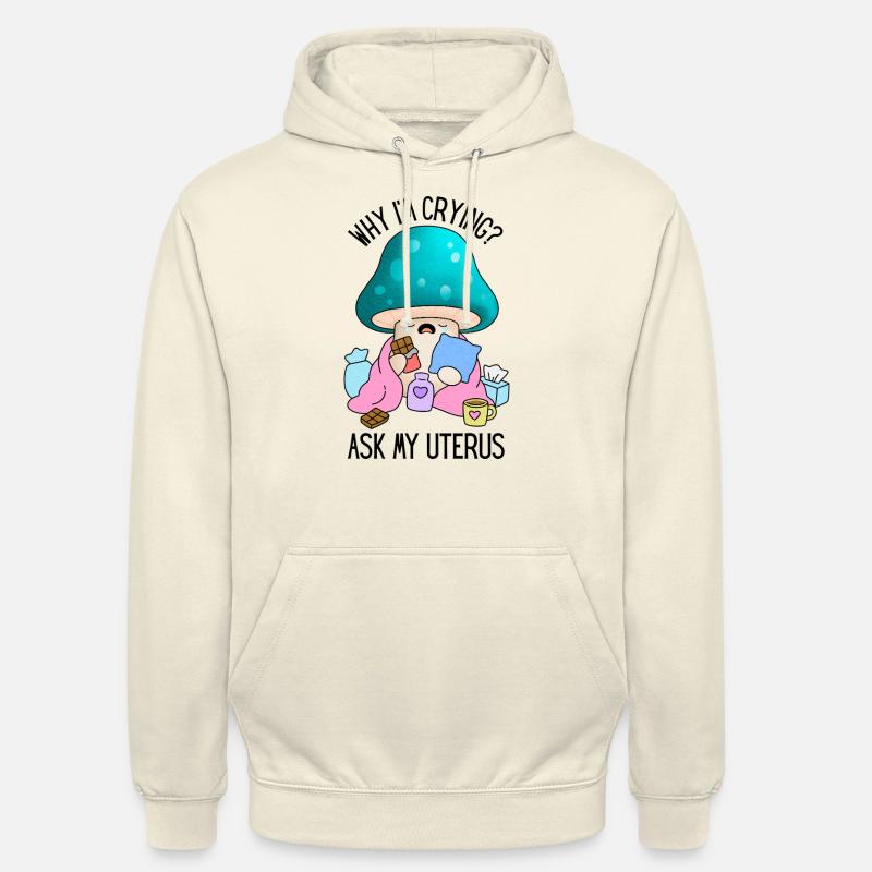 Lustiges Mädchen Problem Periode Kampf - Unisex Hoodie - Vanille-Milchshake