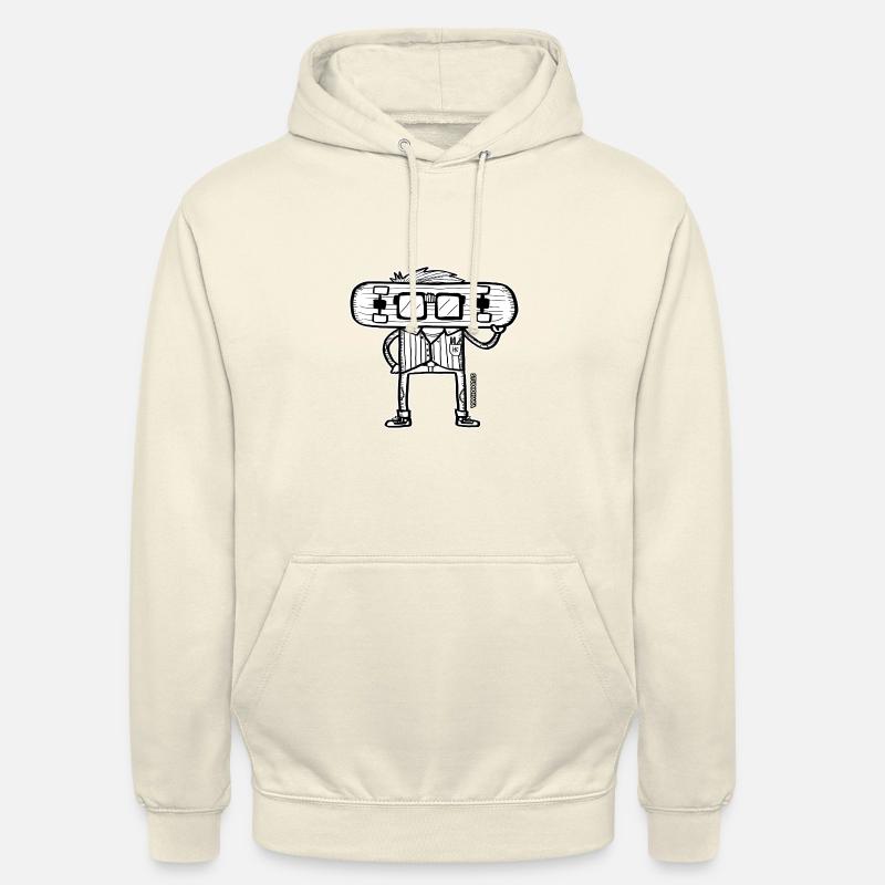 STUDIOHAKA GLASS DECK - Unisex Hoodie - vanilla