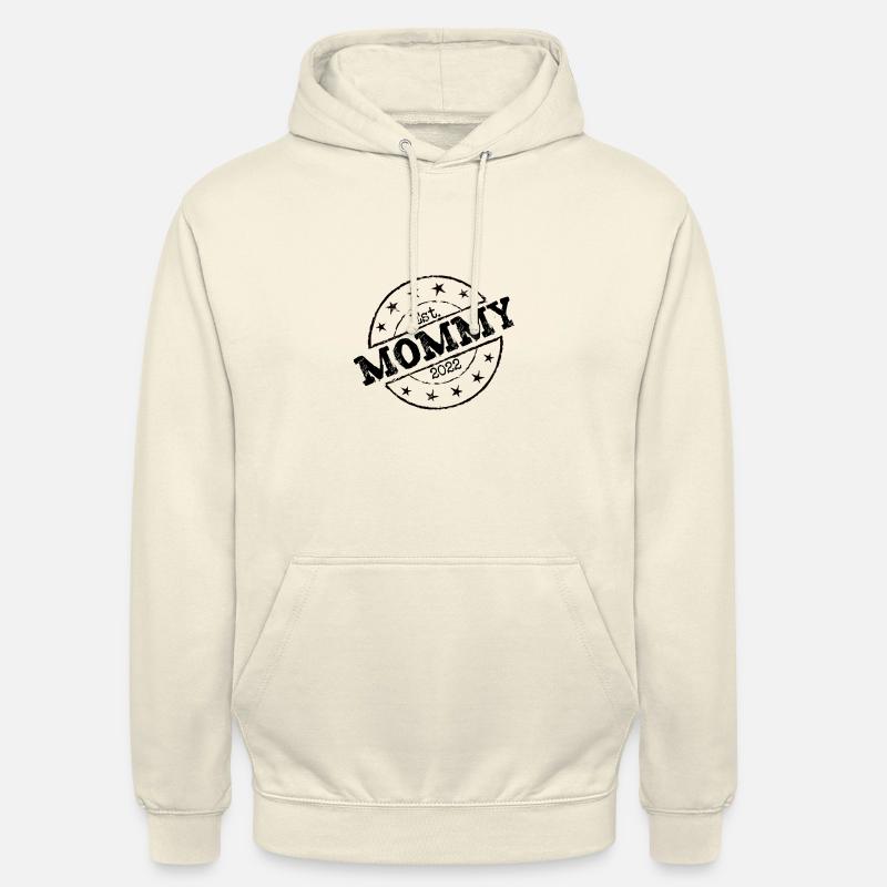 Mutter Mama seit 2022 Geburt - Unisex Hoodie - Vanille-Milchshake