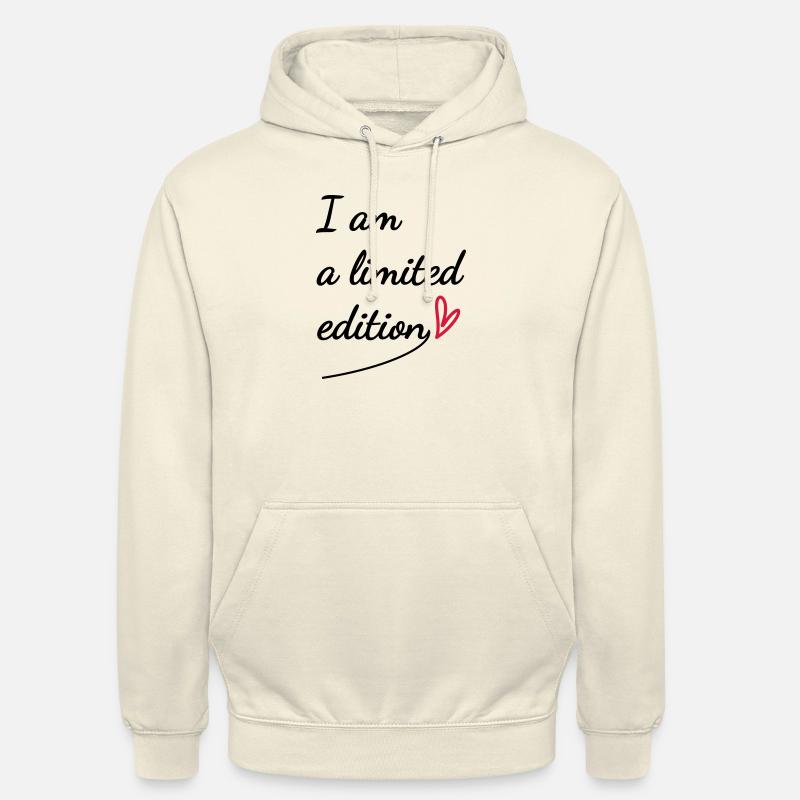 Ich bin eine limitierte Auflage - Unisex Hoodie - Vanille-Milchshake