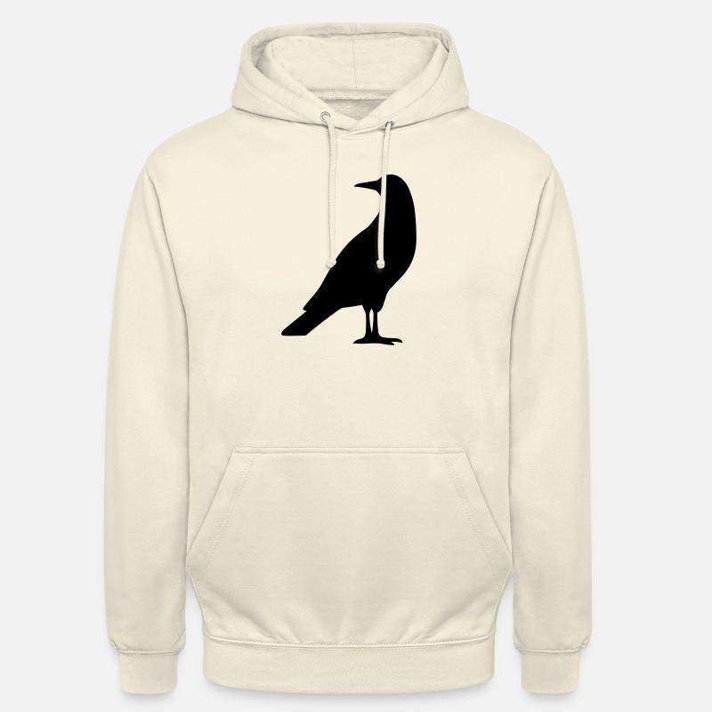 Oiseau - Sweat-shirt à capuche unisexe - vanille