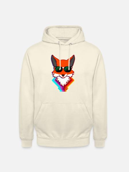 Cool Fox - Unisex Hoodie - Vanille-Milchshake