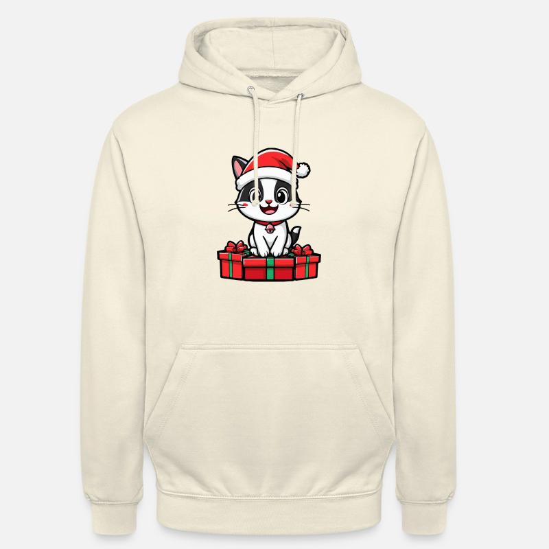 Cadeaux de Noël pour chat - Sweat-shirt à capuche unisexe - vanille