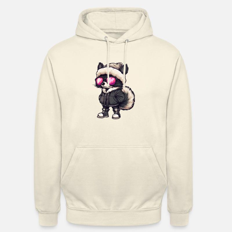 Stinktier Cool Comic - Unisex Hoodie - Vanille-Milchshake