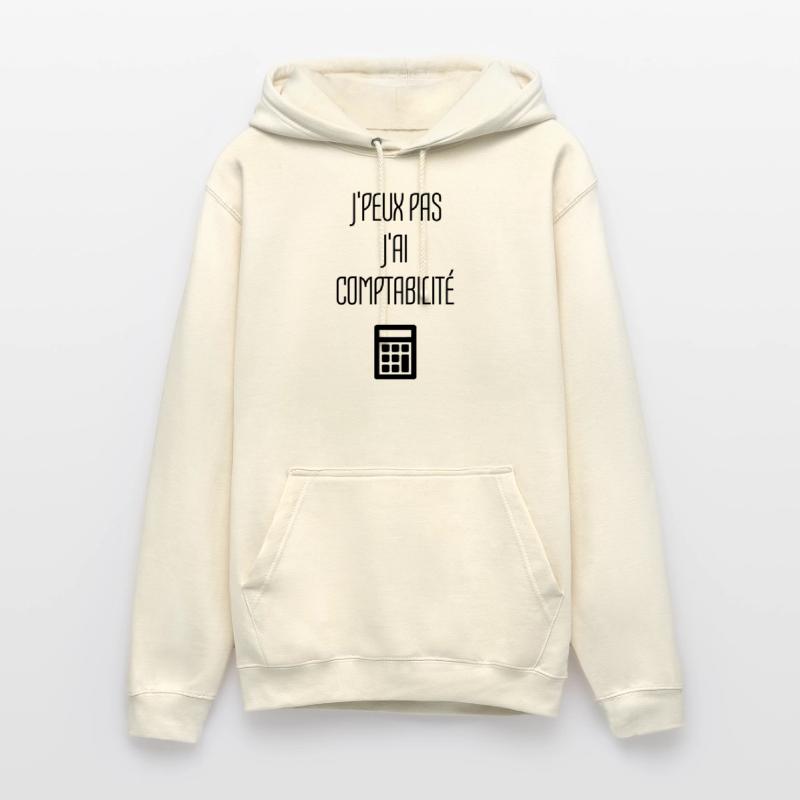comptable / comptabilité / compter / chiffre Sweat-shirt à capuche unisexe