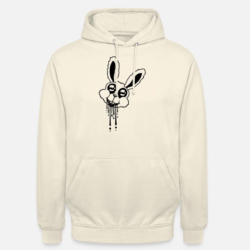 Tête Sang de lapin - Sweat-shirt à capuche unisexe - vanille