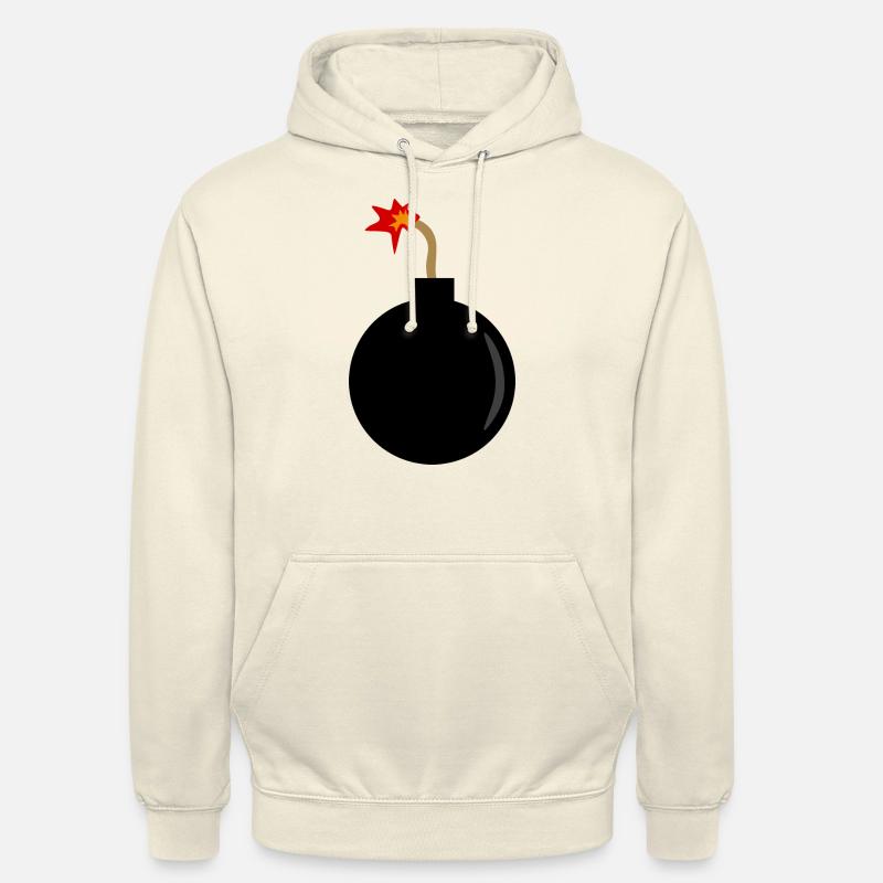 exploding bomb - Unisex Hoodie - vanilla