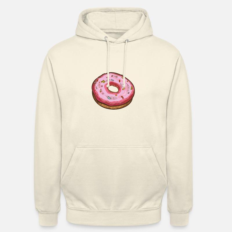 L’amour des beignets - Sweat-shirt à capuche unisexe - vanille