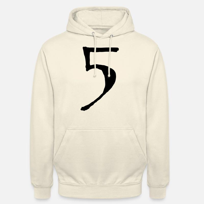 five five number 5 - Unisex Hoodie - vanilla