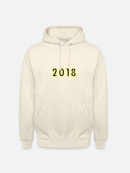 2018 Year Birthday - Unisex Hoodie - vanilla