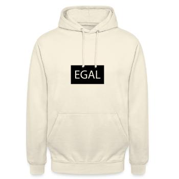 EGAL - Unisex Hoodie - Vanille-Milchshake - Vorne - Alina (178cm) & Michal (187cm)