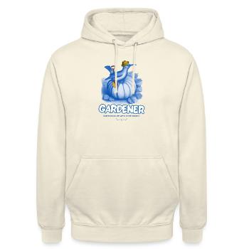 Vogel - Unisex Hoodie - Vanille-Milchshake - Vorne - Alina (178cm) & Michal (187cm)