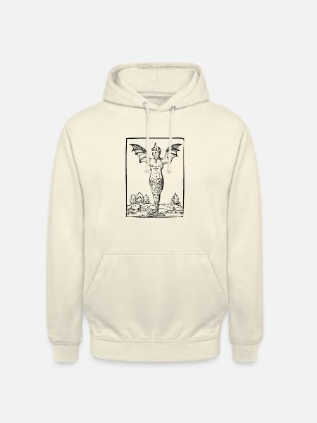 Geflügelter Alchemistischer Dämon - Unisex Hoodie - Vanille-Milchshake