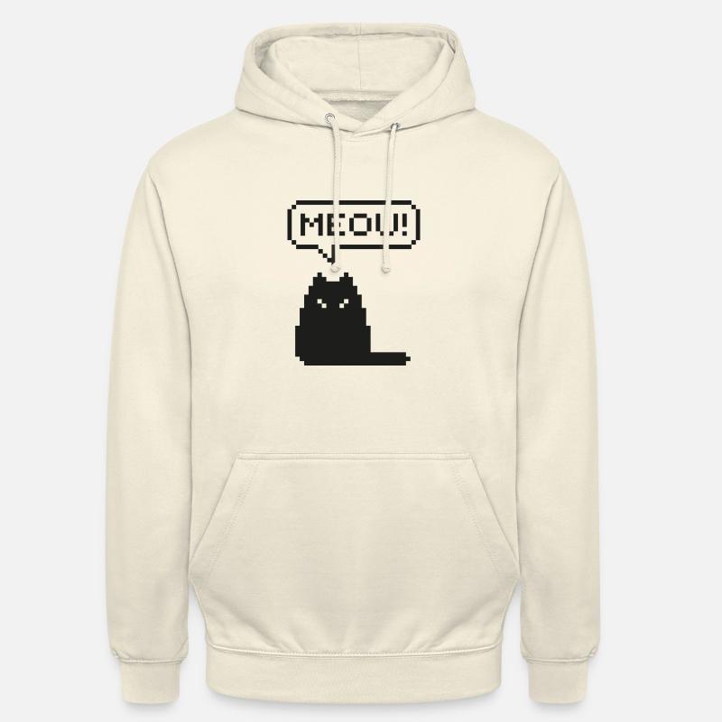 PIXEL KATZE - Unisex Hoodie - Vanille-Milchshake