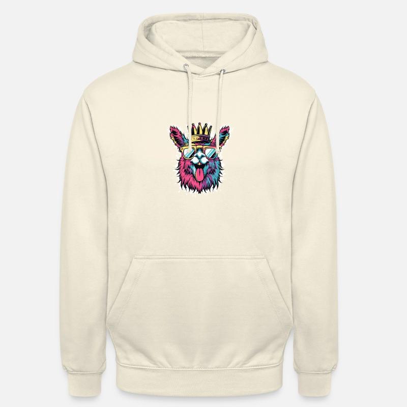 Alpaka Comic - Unisex Hoodie - Vanille-Milchshake