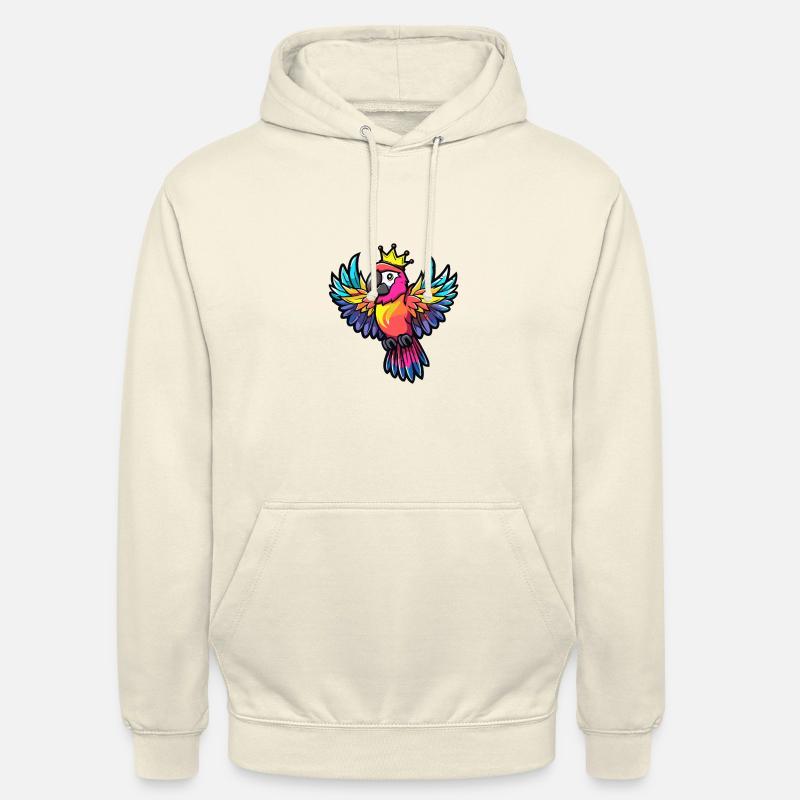 Papagai Comic Krone - Unisex Hoodie - Vanille-Milchshake
