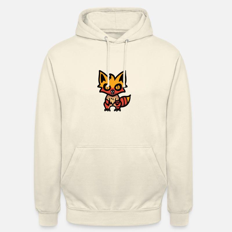 Bande dessinée d’Halloween Fox - Sweat-shirt à capuche unisexe - vanille
