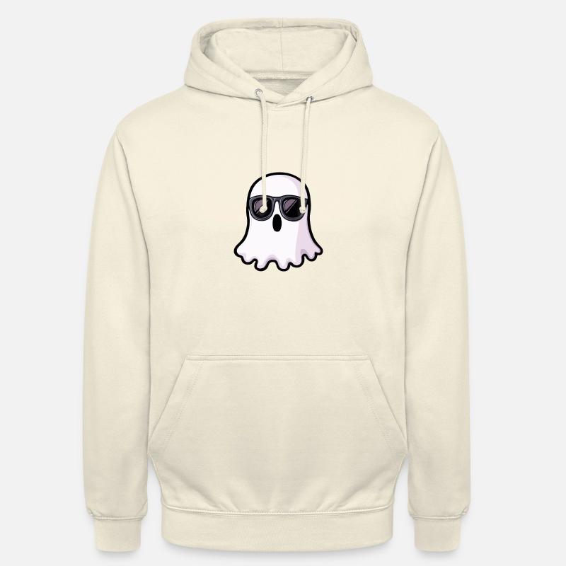 Fantôme Halloween - Sweat-shirt à capuche unisexe - vanille