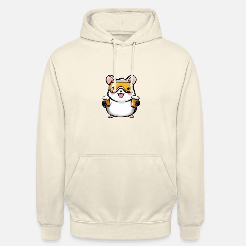 Bière de ski hamster - Sweat-shirt à capuche unisexe - vanille