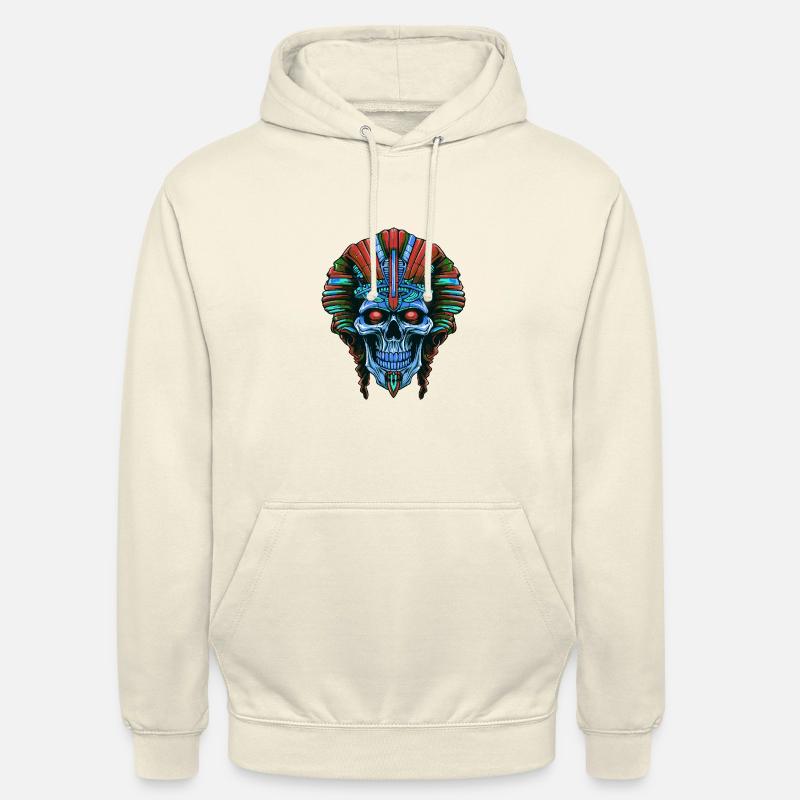 Crâne de pharaon - Sweat-shirt à capuche unisexe - vanille