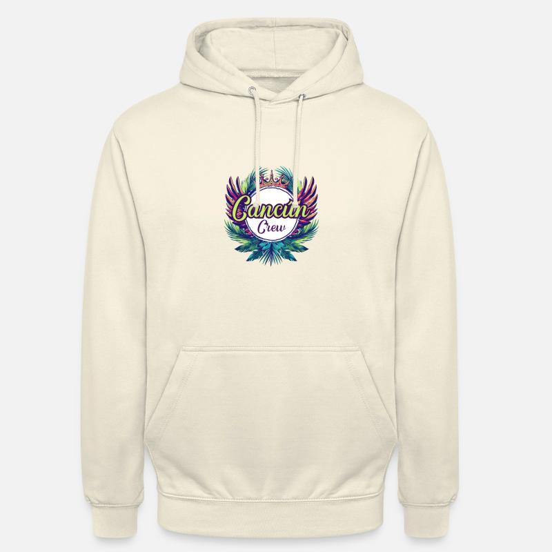 Vacances de l’équipage de Cancun - Sweat-shirt à capuche unisexe - vanille