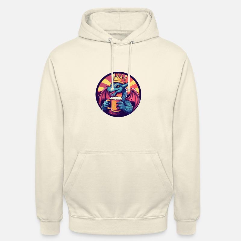 Drache Bier Comic - Unisex Hoodie - Vanille-Milchshake