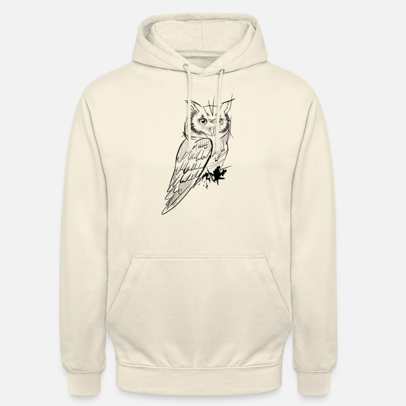 Trash Eule - Unisex Hoodie - Vanille-Milchshake