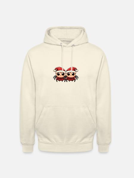 Tarantula Christmas Team - Unisex Hoodie - vanilla