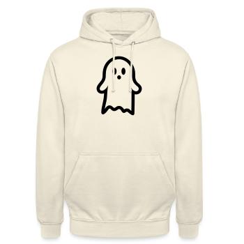 Geist - Unisex Hoodie - Vanille-Milchshake - Vorne - Alina (178cm) & Michal (187cm)