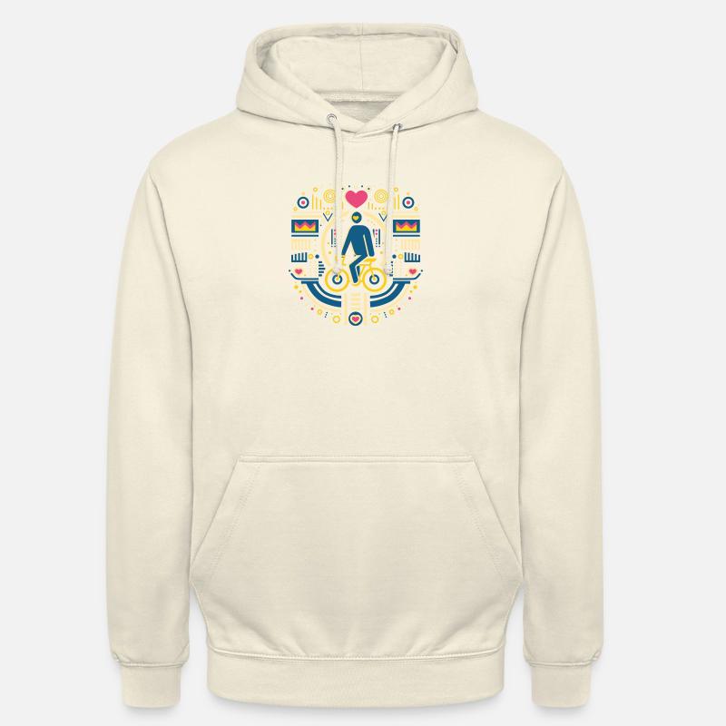 Stuff that connects people/ V-Day (single print) - Unisex Hoodie - Vanille-Milchshake