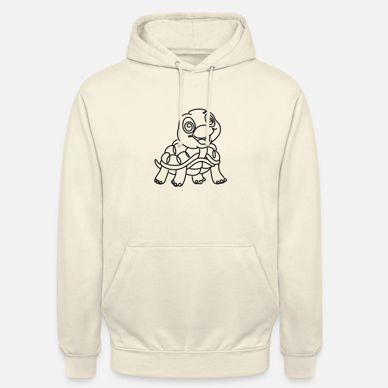 Schildkröte einfarbig - Unisex Hoodie - Vanille-Milchshake