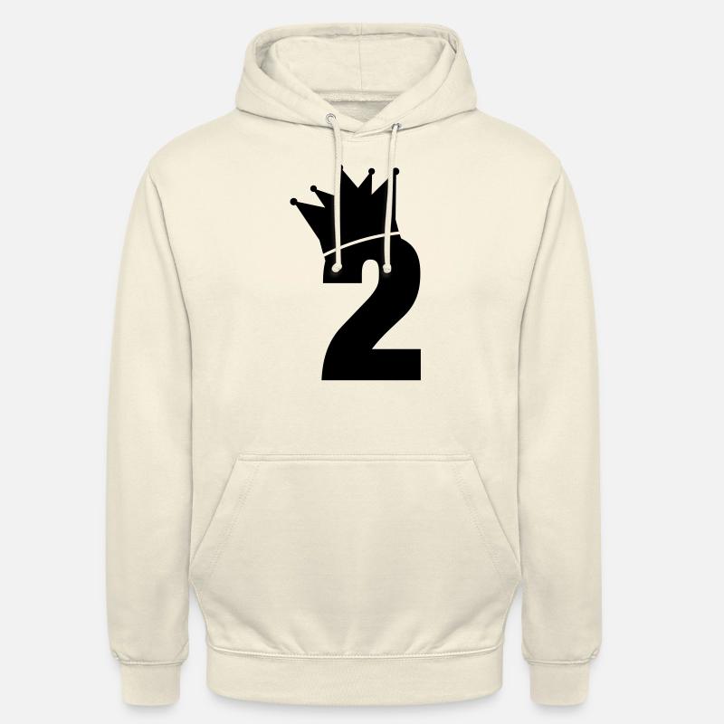 2_krone_f1 - Sweat-shirt à capuche unisexe - vanille
